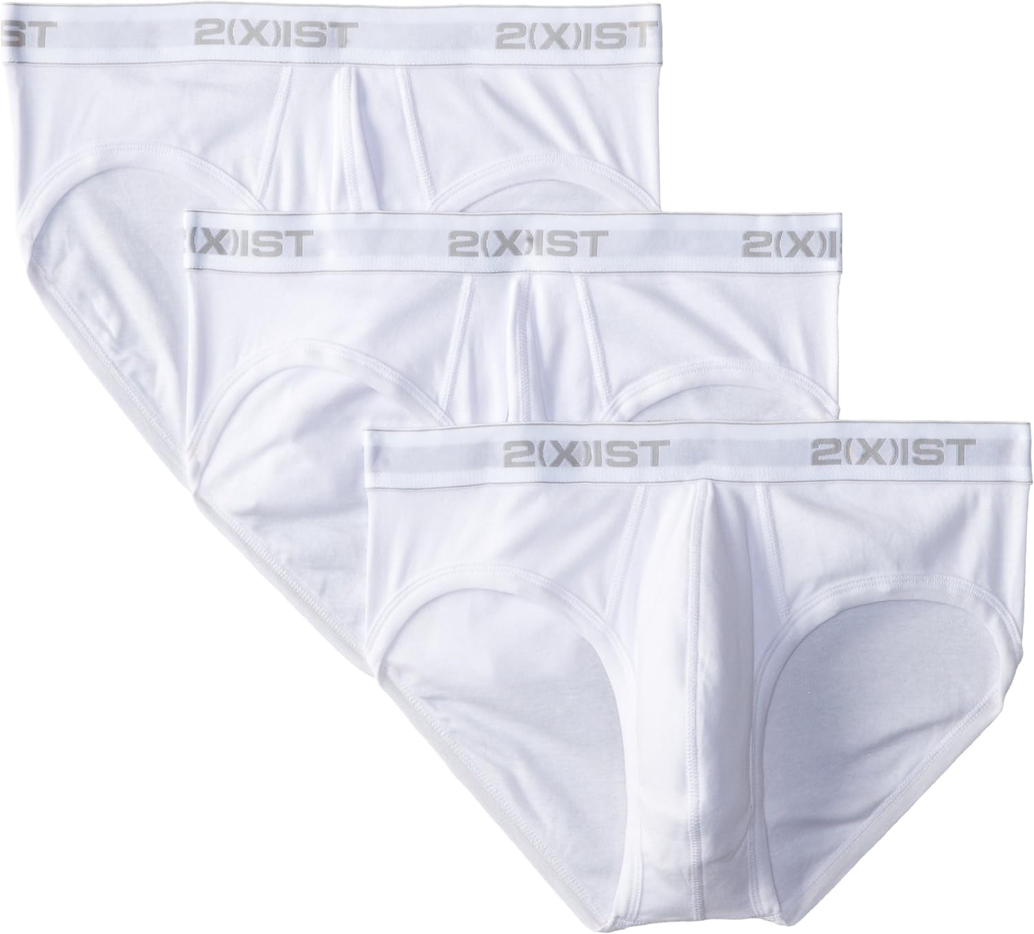 2(X)IST Men's Essential Cotton No Show Brief 3-Pack at  Men’s Clothing store