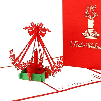 Immagini Di Natale Biglietti.Pop Up Della Carta Avvento Candela Buon Natale 3d Cartolina Di Natale Con Candela Pop Up Carta Da Natale Biglietti In 3d Advent Slot Amazon It Cancelleria E Prodotti Per Ufficio