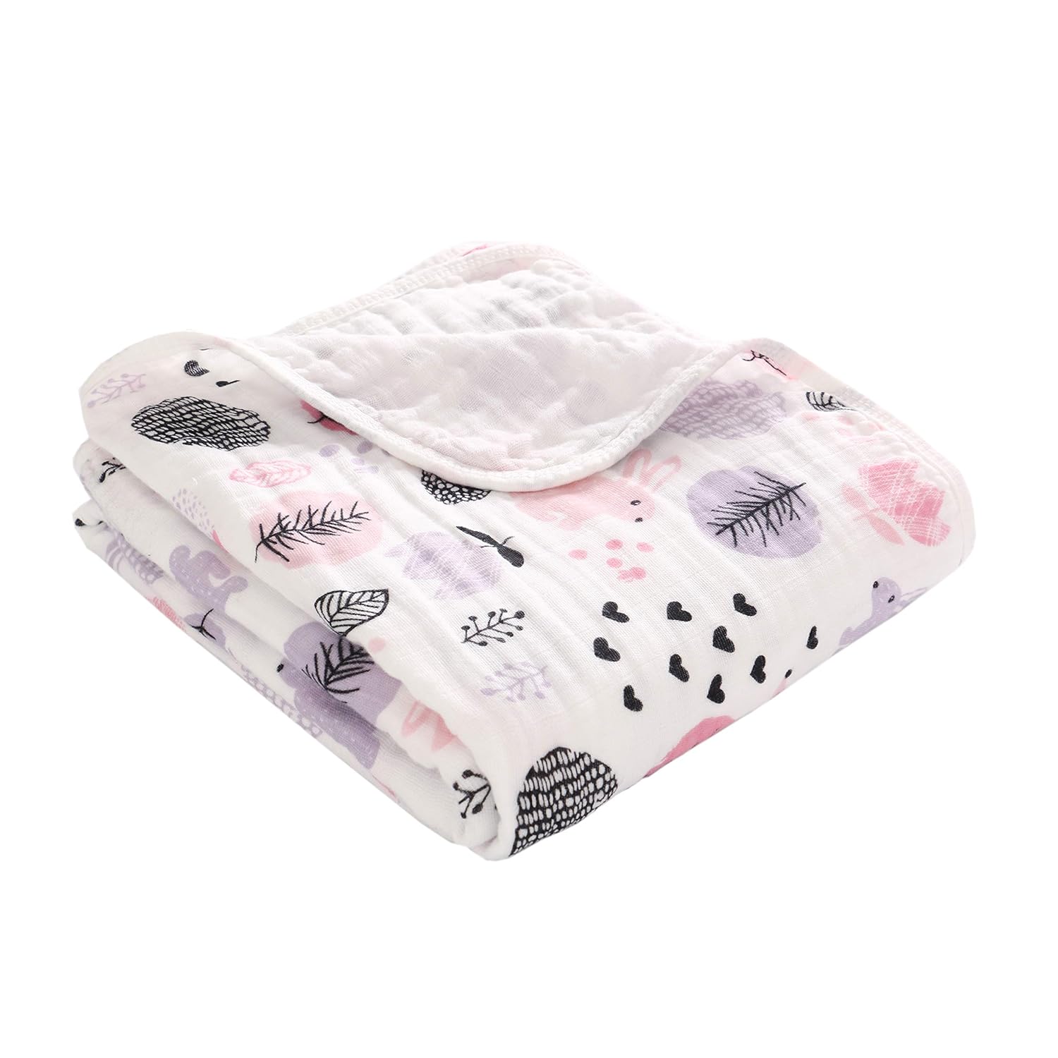 Miracle Baby Muslin Swaddle Blankets Large Cotton Receiving Blanket Nursing Cover 55