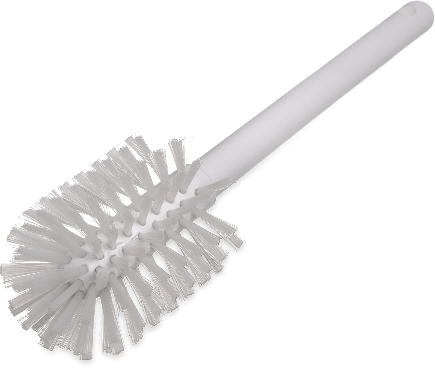 Carlisle 4041300 Dishwasher Brush, White Plastic Handle, White