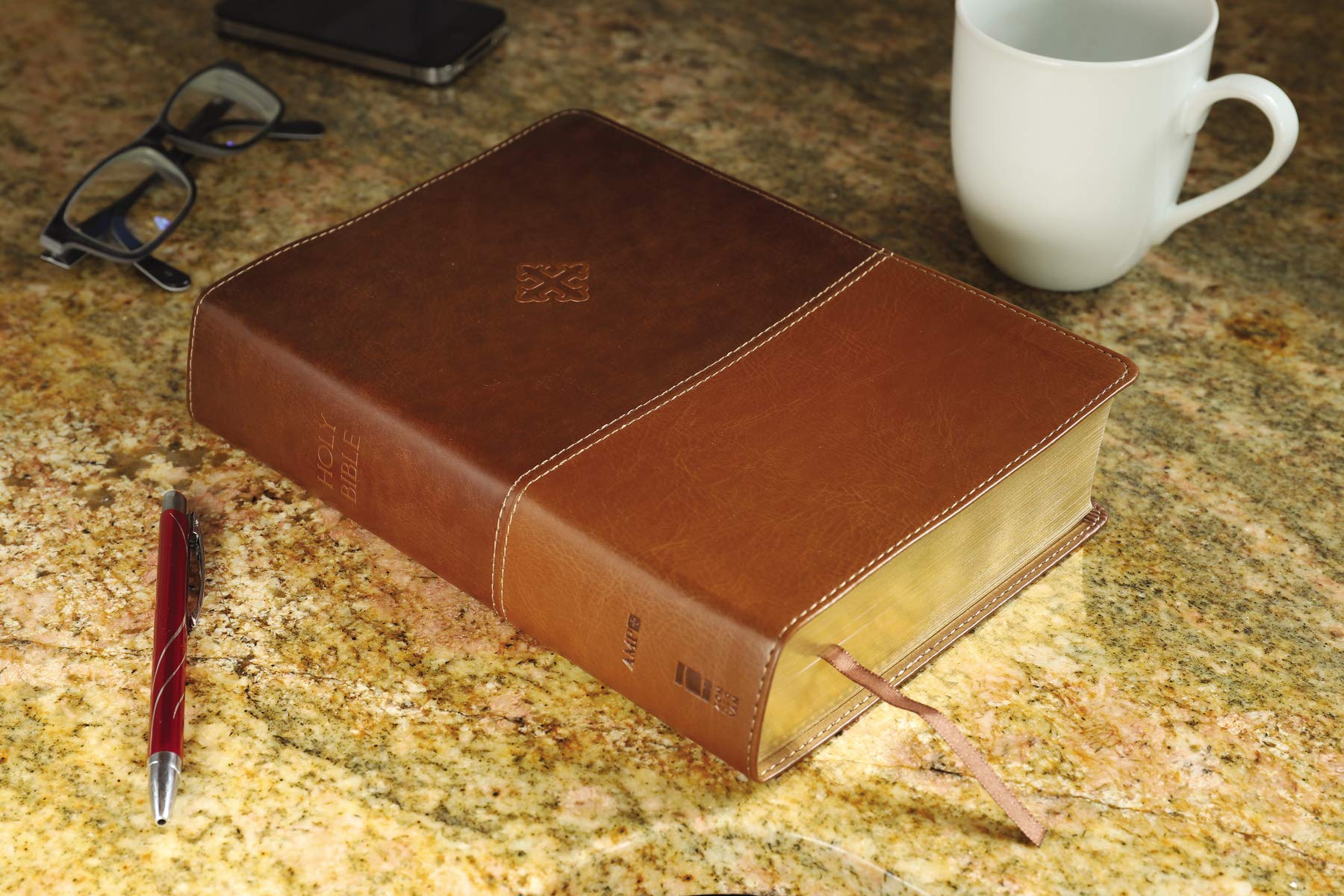 The Amplified Study Bible, Leathersoft, Brown [Large Print] The Amplified Study Bible, Leathersoft, Brown [Large Print] Imitation Leather