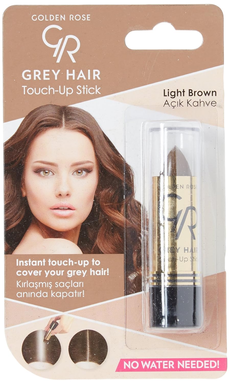 Amazon Com Golden Rose Gray Hair Touch Up Stick 04 Red Brown Beauty