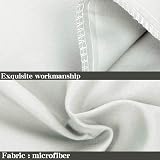 NTBAY 2 Pack 100% Brushed Microfiber Pillowcases 50x90 cm Light Grey view 3