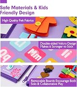 Hahaland Montessori Busy Board Purple Mermaid 21 in 1 Learning Toy 3+ Months view 6