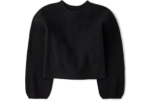 The Children's Place Girls Active Long Bell Sleeve Thermal Sweater