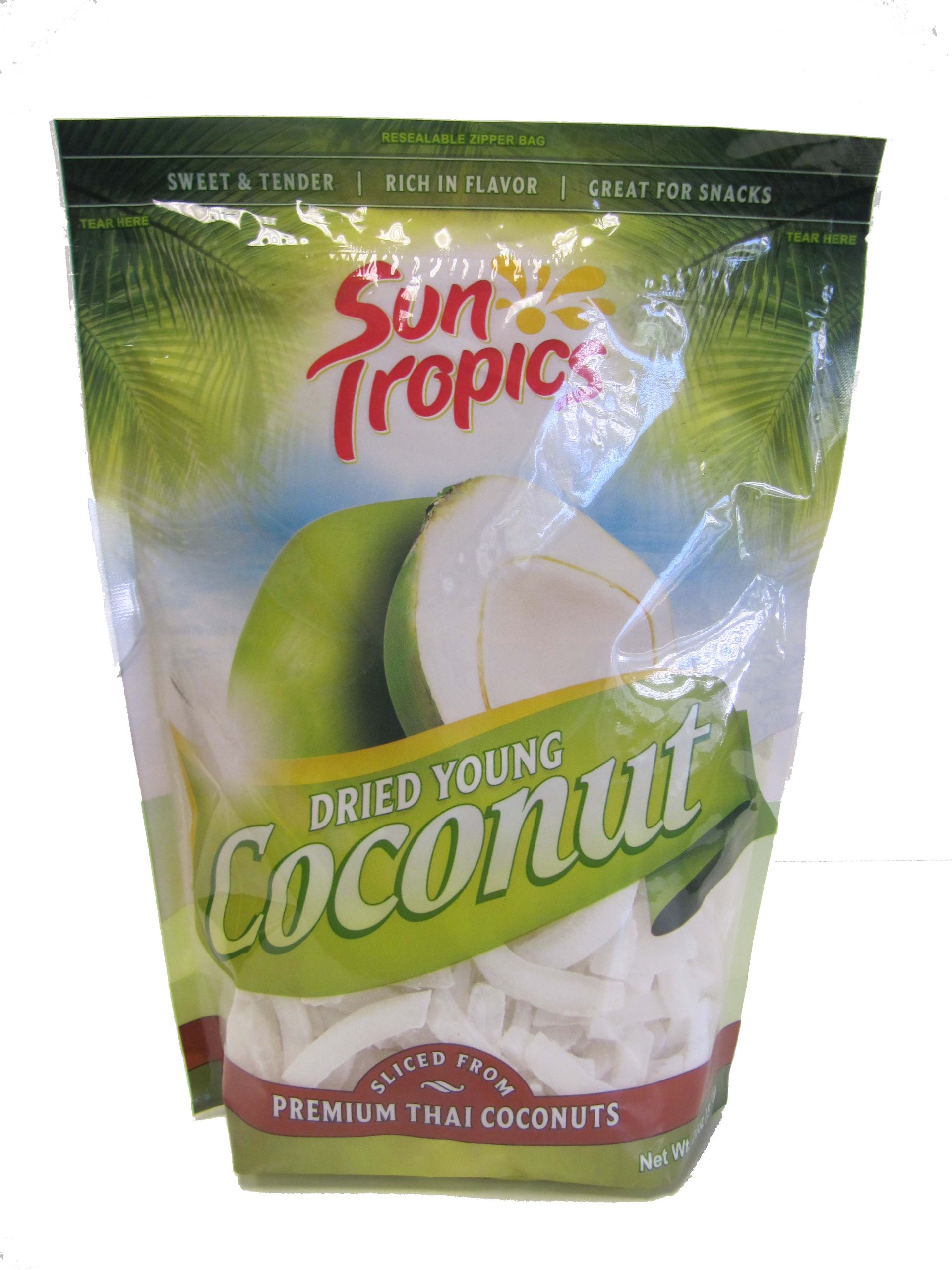 SunTropics Dried Young Coconut Snacks 20oz (20oz) Buy Online in United