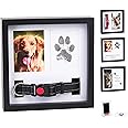 OtterPets Pet Memorial Dog Picture Frame, 4 Customizable Displays, 9x9, Paw Print Kit for Dogs, Pet Memorial Gift for Dogs, Loss of Dog Sympathy Gift, Pet Paw Print Impression Kit