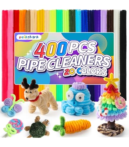 Amazon.com: Colorful Craft Pom Poms Art Supply (White 0.2