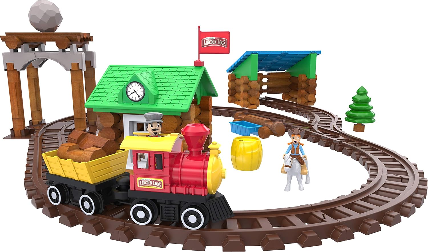 lincoln logs train