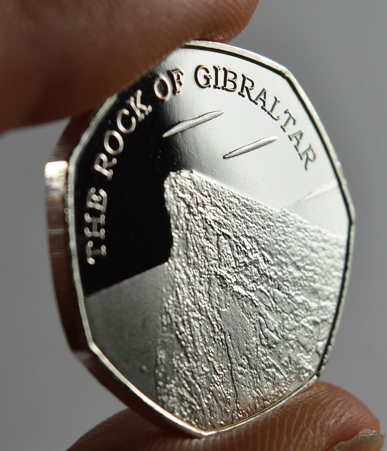 The Commemorative Coin Company THE ROCK OF GIBRALTAR Silver Commemorative. Albums/Collectors