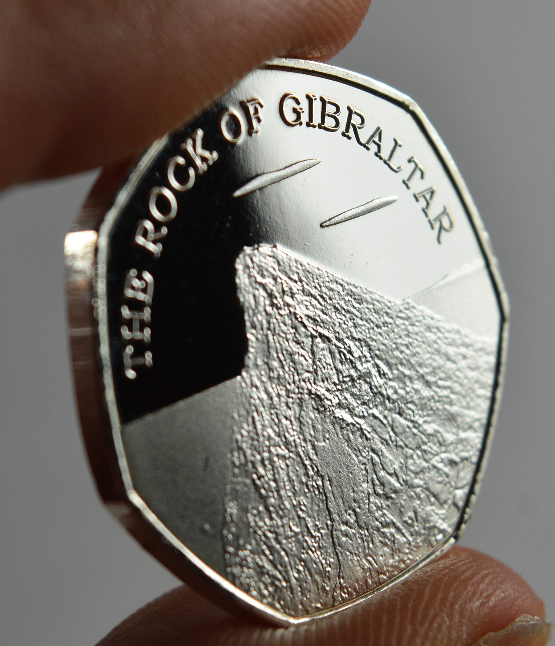 The Commemorative Coin Company THE ROCK OF GIBRALTAR Silver Commemorative. Albums/Collectors