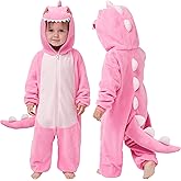 Spooktacular Creations Halloween Baby Dinosaur Costume, Unisex Dinosaur Hooded Jumpsuit for Halloween Cosplay Themed Party