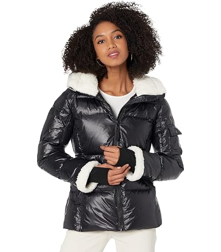 Amazon.com: S13 WOMEN'S LACQUER ELLA PUFFER, ONXY, XL : Clothing
