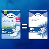 TENA Discreet Extra Plus Incontinence Pads 96 Pack 6 x 16 Count for Women view 3