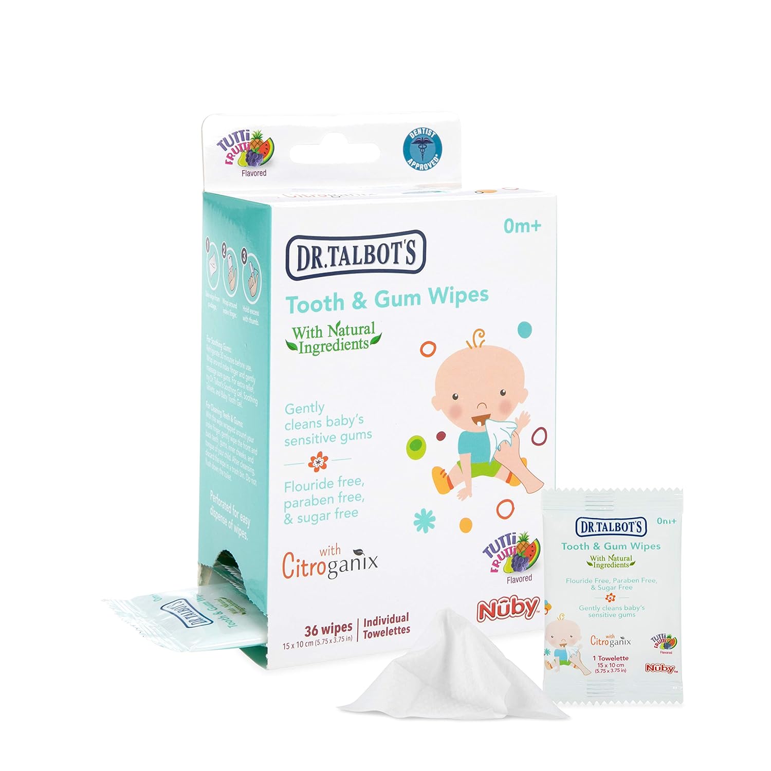 nuby all natural teething gel with citroganix