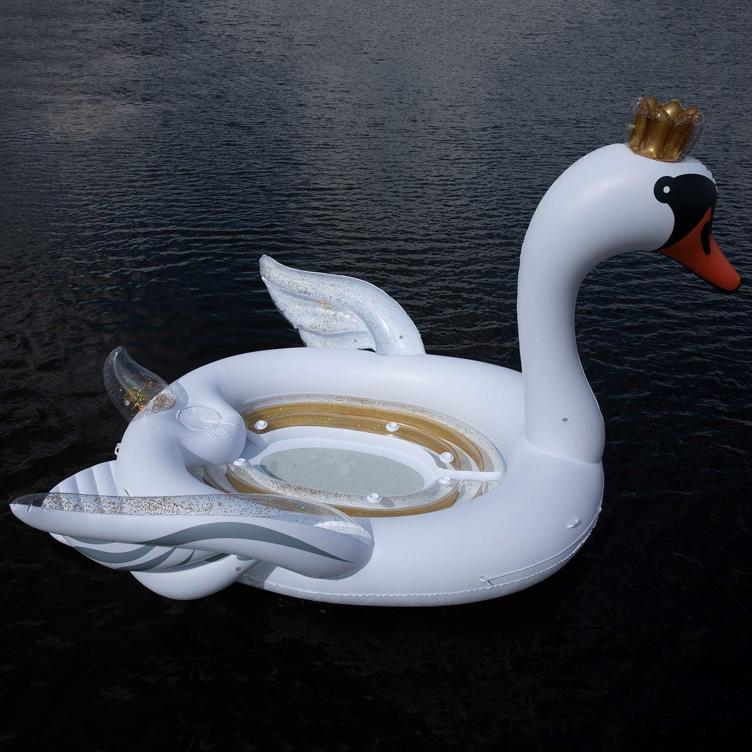 6 person swan float