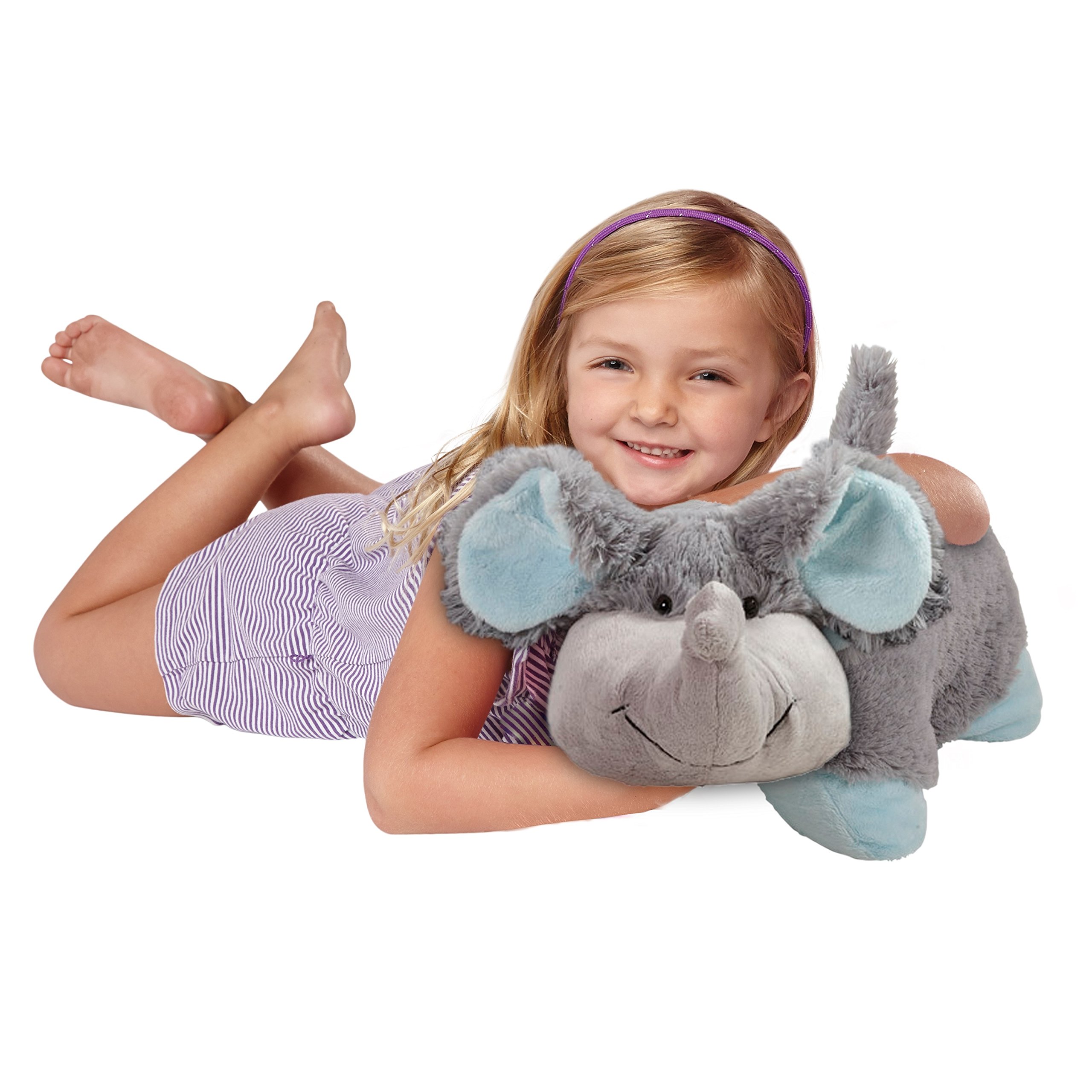 Pillow Pets Signature, Nutty Elephant, 18" Stuffed Animal Plush Toy