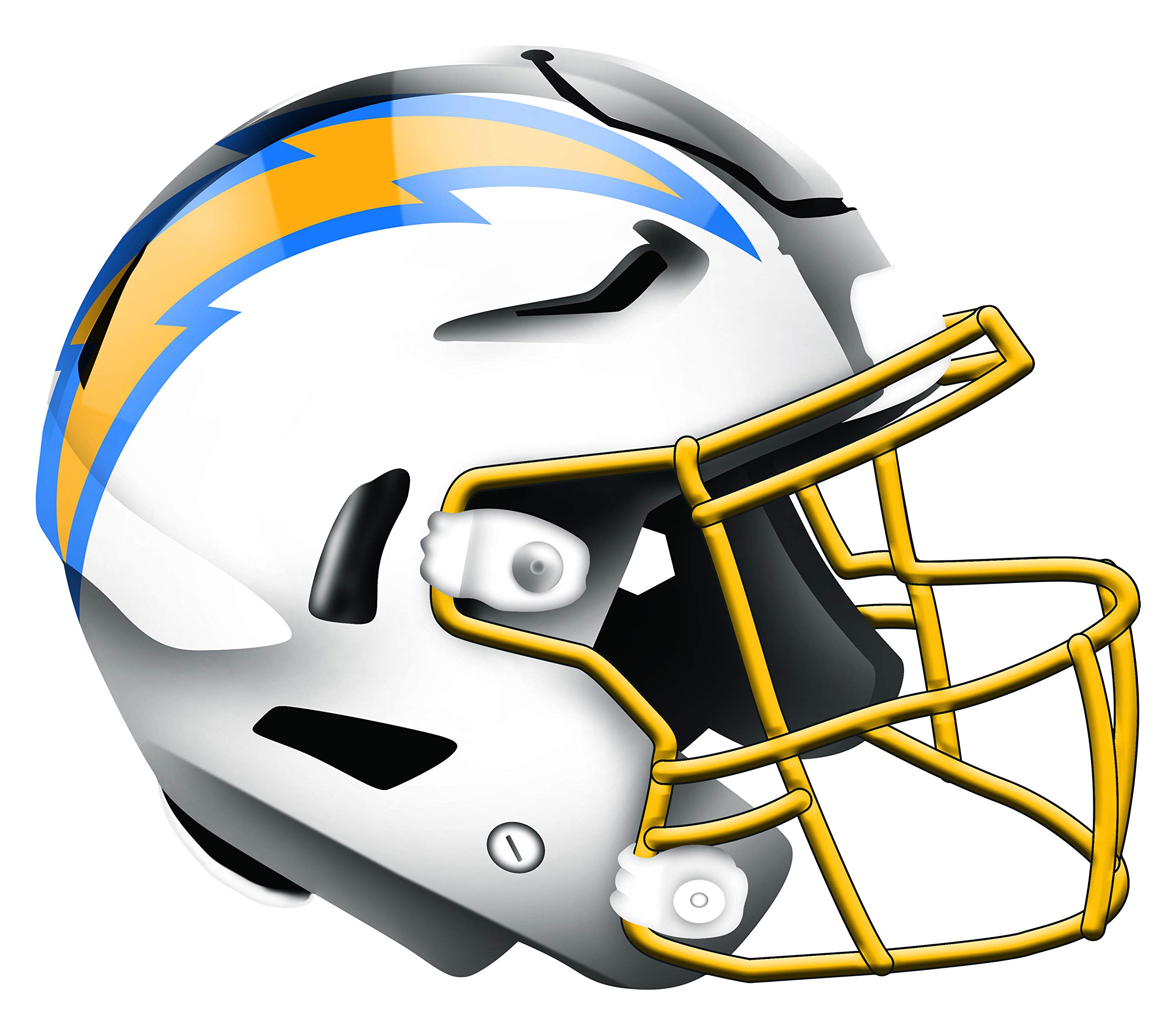 Photo 1 of Fan Creations NFL San Diego Chargers Unisex Los Angeles Chargers Authentic Helmet, Team Color, 12 inch