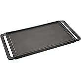 Cuisinart Reversible Cast Iron Grill and Griddle Plate, Ribbed Grill and Smooth Flat Top Griddle (CCP-2000C)