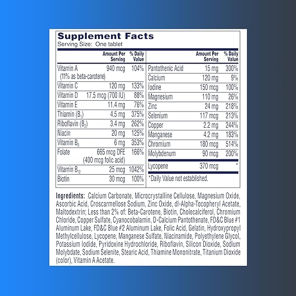 ONE A DAY MEN’S 50+ HEALTHY ADVANTAGE MULTIVITAMIN, MULTIVITAMIN FOR MEN WITH VITAMINS A, C, E, B6, B12, CALCIUM AND VITAMIN D, TABLET, 200 COUNT (PACK OF 1)