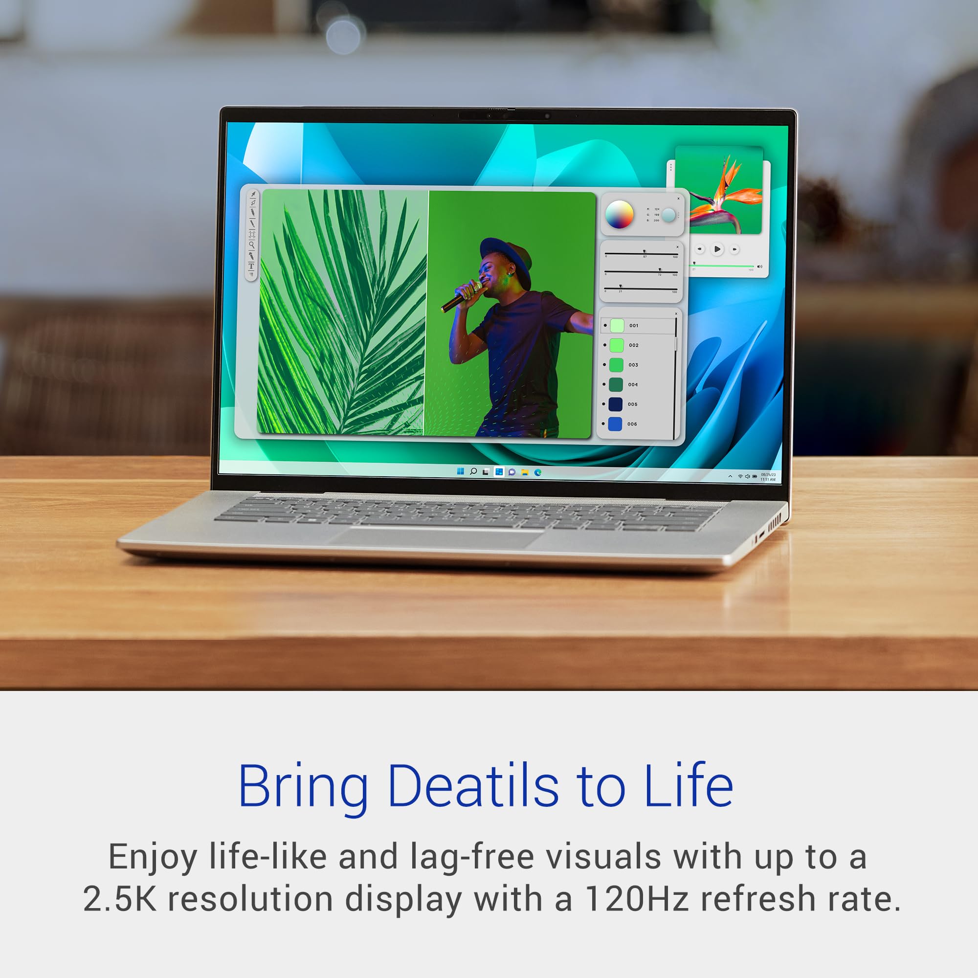 Dell Inspiron 7630 Laptop - Intel Core i7-13700H, 16-inch 16:10 2.5K Display, 16GB LPDDR5 RAM, 512GB SSD, NVIDIA GeForce RTX 3050 6GB GDDR6, Services Included, Windows 11 Pro - Silver
