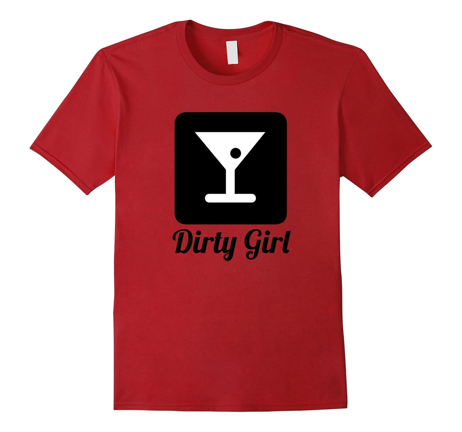 Dirty Martini Girl Cocktail Vodka Drink Bar Party T-Shirt-Rose