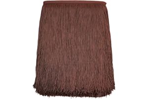 10 Yards 12'' Width Fringe Trim Tassel Sewing Trim Lace Polyerter Fibre Tassel for Clothes Accessories Latin Wedding Dress an