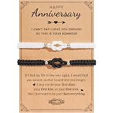 PZXHRY Matching Bracelets For Couple Anniversary for Him Her Relationship