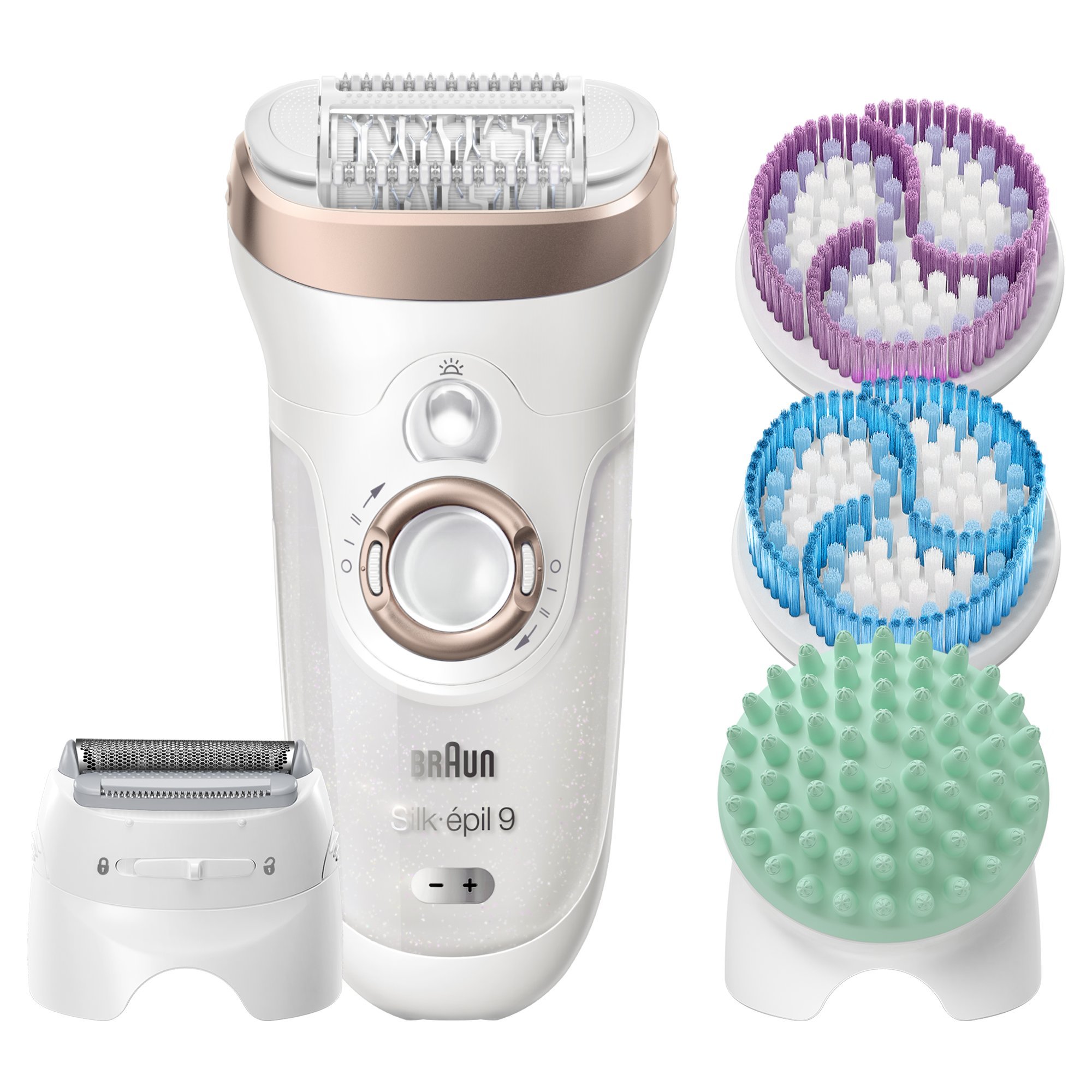 Braun Silk-épil 9 SkinSpa 9-961v 4-in-1 Epilator/Epilation, Exfoliation & Skin Care System