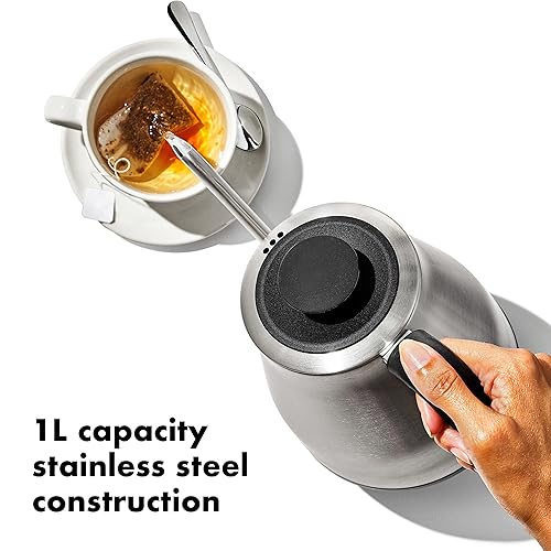 OXO Brew Gooseneck Electric Kettle – Hot Water Kettle, Pour Over