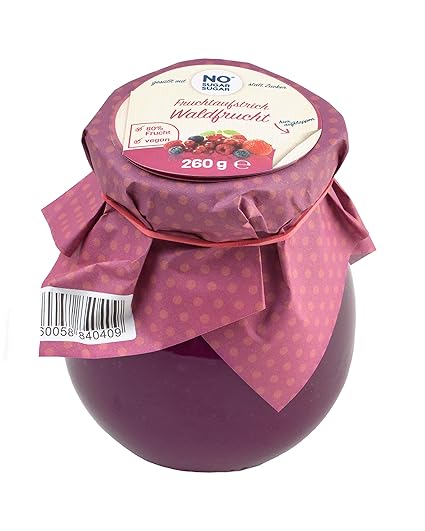 NO SUGAR SUGAR | Fruchtaufstrich Waldfrucht ohne Zuckerzusatz (260g)