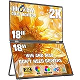 InnoView 18" 2K 100Hz Portable Monitor 100% DCI-P3