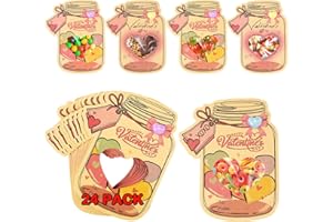 Homarkable Valentines Day Cards for Kids School, 24 Pcs Kids Valentines Day Cards, Unique Valentines Gifts for Boys and Girls, Funny Valentines Exchange Cards Gifts School Classroom Prize Party Favors