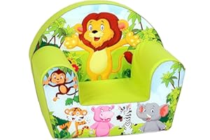 Delsit DT8-17123 Delsit Children's Armchair Zoo, Green