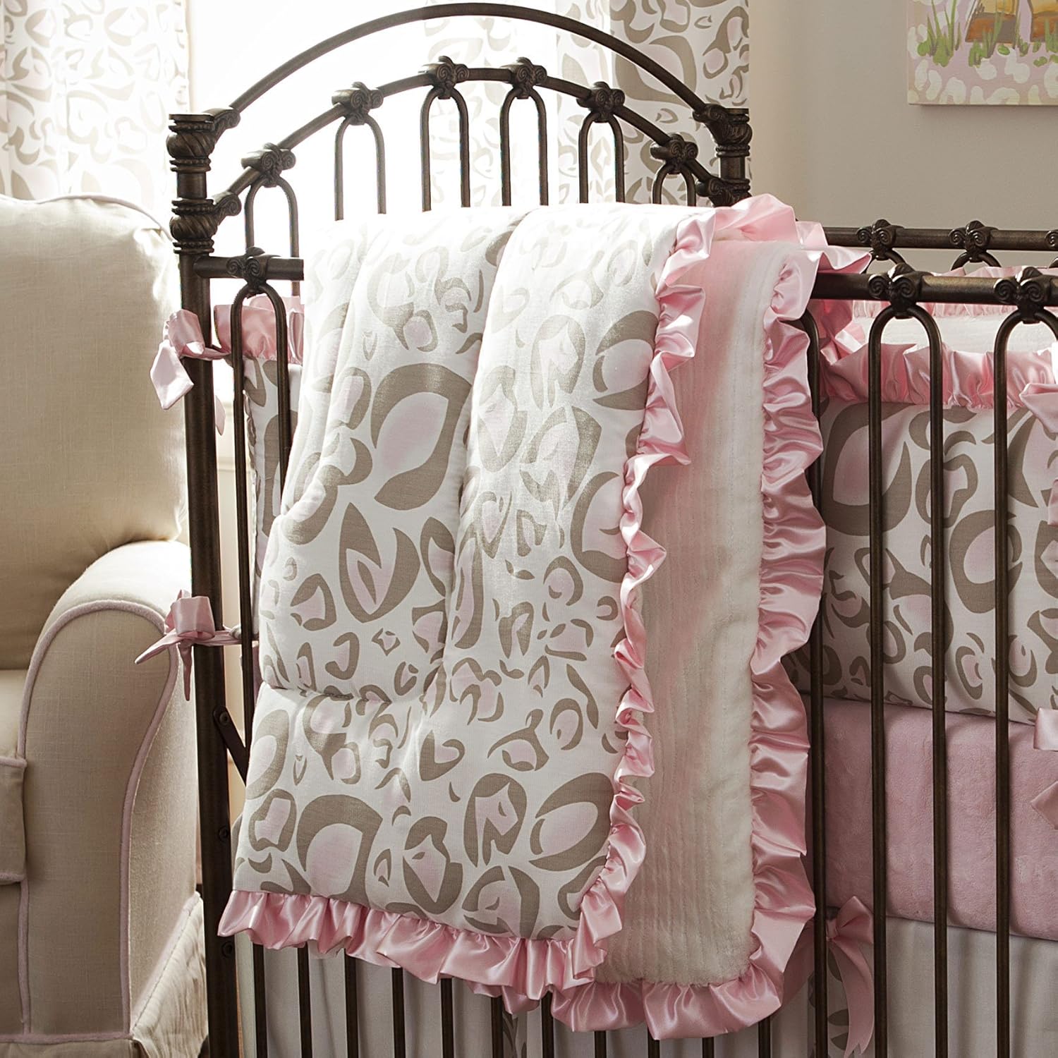 leopard baby bedding