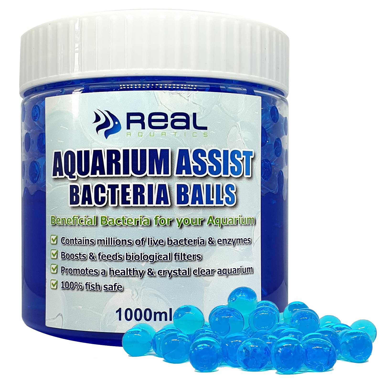 Aquarium Filter Start AQUARIUM ASSIST Beneficial Bacteria Balls (1000ml)
