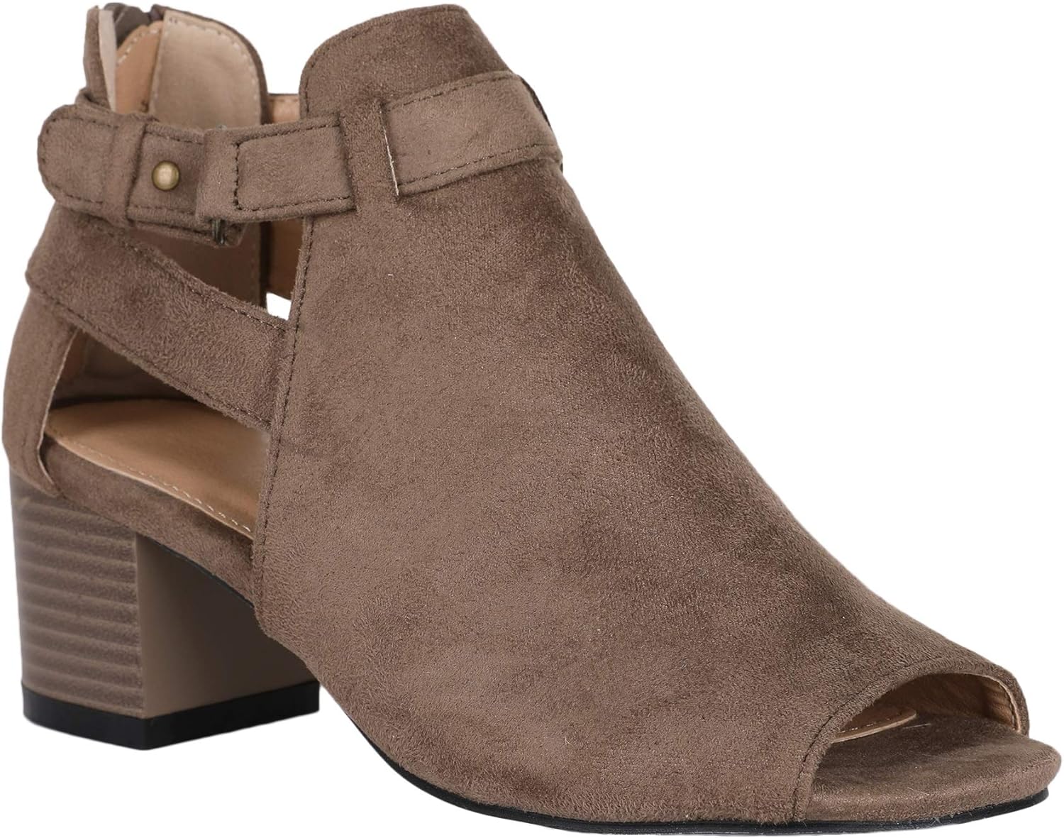 open booties sandals