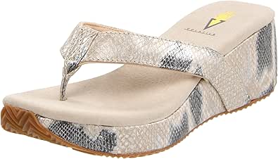 Amazon.com | Volatile Women's Poison Thong Sandal, Beige, 9 B US | Flip-Flops