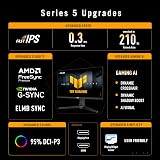 ASUS TUF Gaming VG27AQL5A 27 inch QHD 210Hz Fast IPS ELMB SYNC view 2