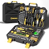 CRESOLVIA 209 Piece Tool Kit for Home Socket Wrench Auto Repair Tool Set,General Household Tool box,Basic Hand Tool Kit,Perfect for Homeowner, Diyer, Handyman