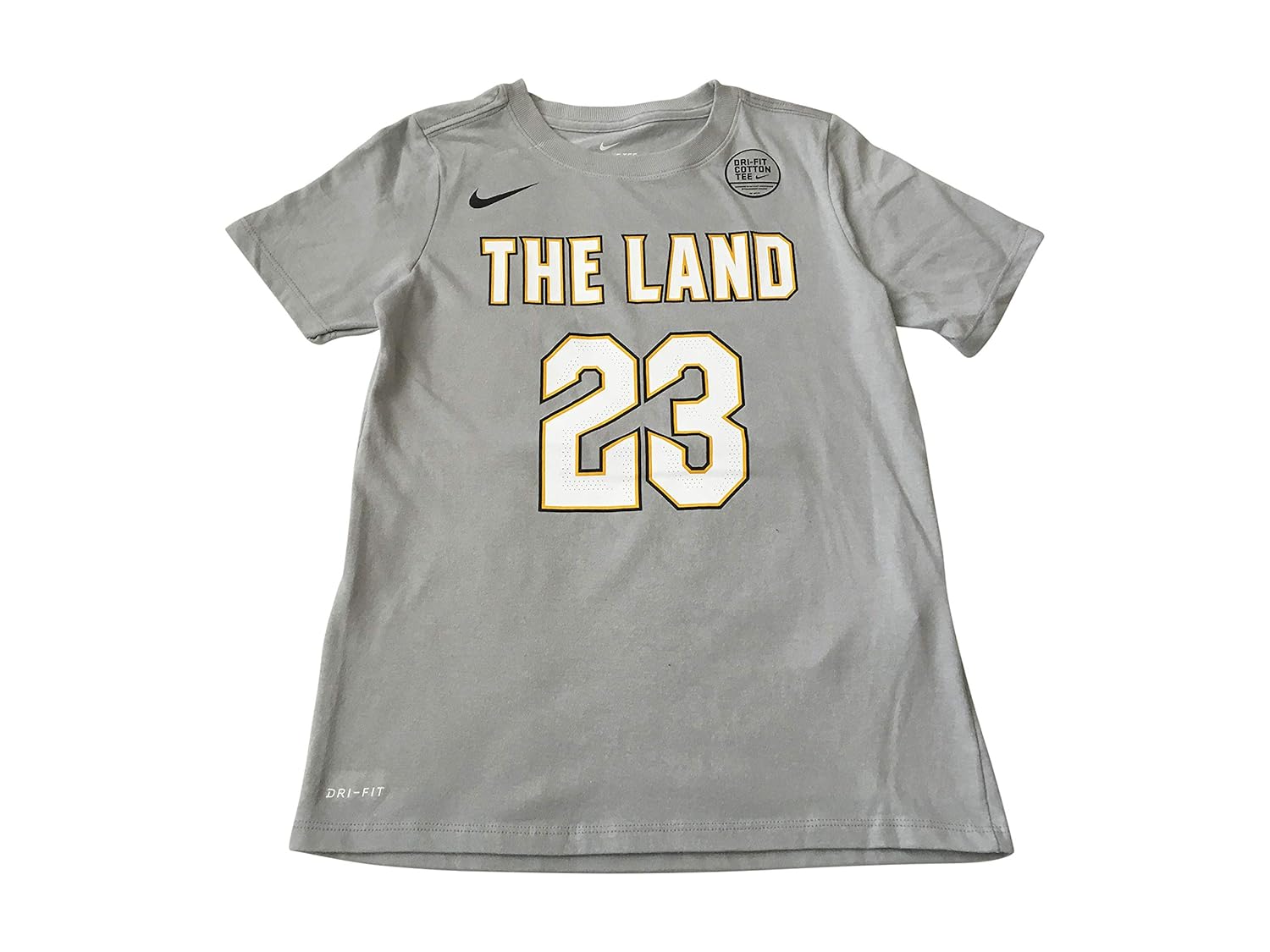 Nike Los Angeles Lakers Nba Lebron James 23 Youth Name And Number Short Sleeve Crew Neck T Shirt Small 8 Gry The Land J23 Amazon In Clothing Accessories