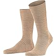 FALKE Men's Airport Dress Socks, Premium Merino Wool Cotton Blend, Sustainable Luxury, Eco-Friendly Business Casual, 1 Pair
