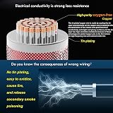 TUOFENG 18 AWG Silicone Wire 40m Reel Black 20m Red 20m 2 Conductor Flexible view 3