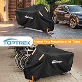 toptrek Motorbike Cover 210D Oxford XXL Waterproof UV 96.5x41x50 in view 7