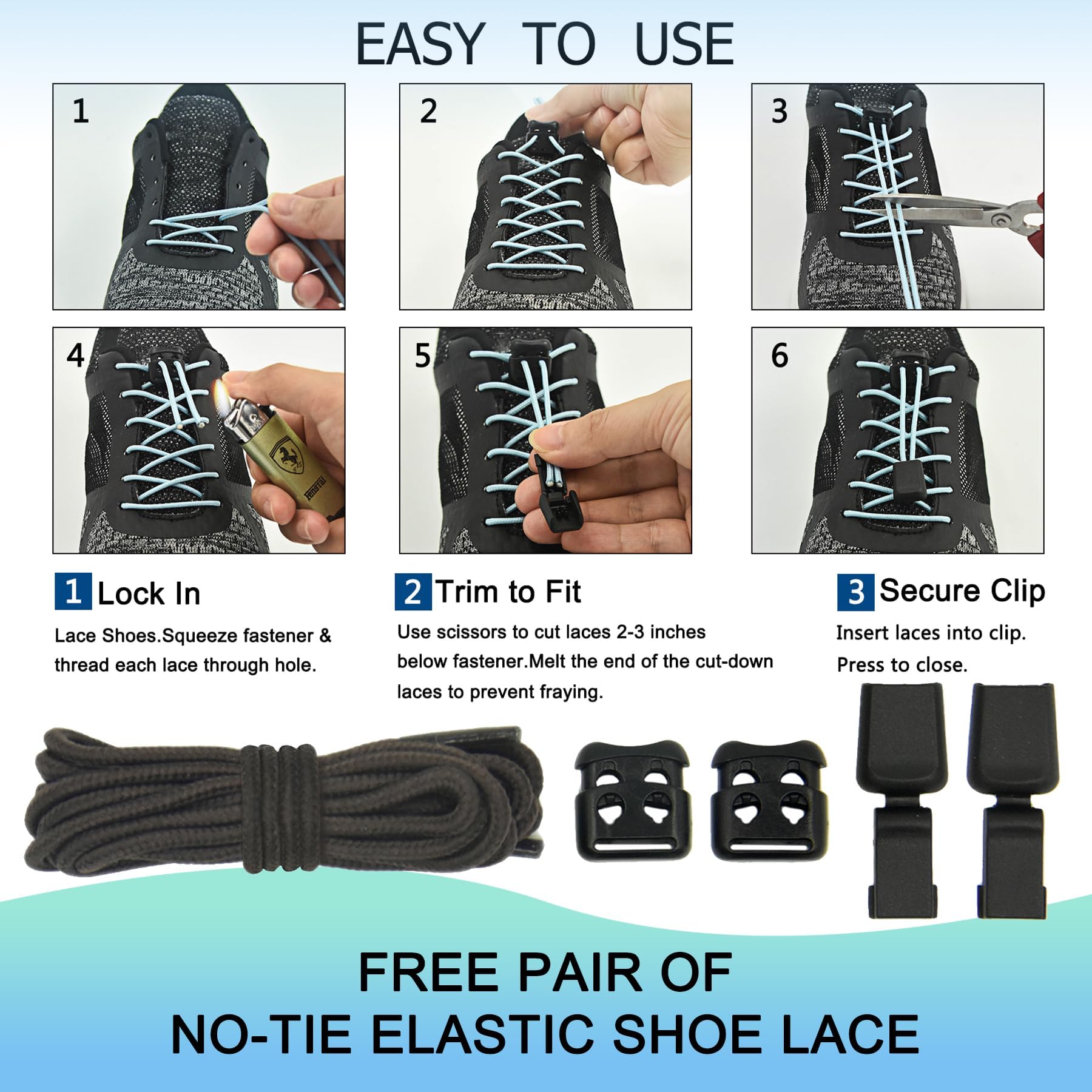 Knixmax Outdoor Herren Damen Extra Weit Laufschuhe Walking Schuhe Breite Turnschuhe Leichte und Atmungsaktive Trainer Bequeme Fitnessschuhe Schwarz EU38 7