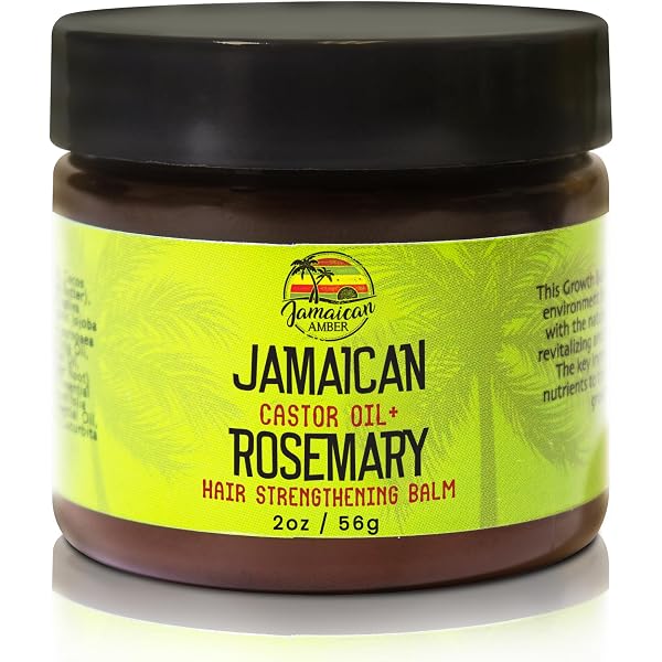 Jamaican Amber Haarmaske Mit Rizinusöl & Rosmarin - 354 Ml Pflegekur Für Trockenes, Geschädigtes Haar