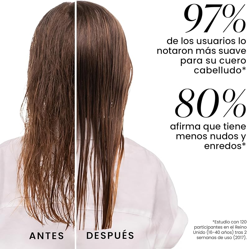 Mini Ultimate Detangler - Cepillo Desenredante Mini para Pelo Seco y Mojado - Apto para Todo Tipo de Cabello - Perfecto para Niños y Viajes - Negro