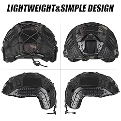 SANYETS Airsoft Helmet with Helmet Cover, Airsoft