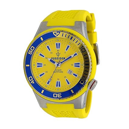POSEIDON by KIENZLE XL Uhr Analog mit Silikon Armband UP00607