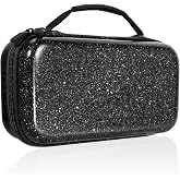 Gurgitat for Nintendo Switch 2 Carrying Case - Glittering Black Cute Cool Design with Handle for Switch 2 2025 Travel Cases Portable Storage Carry Protective Hard Shell for Girls Boys
